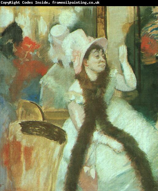 Edgar Degas Portrait after a Costume Ball